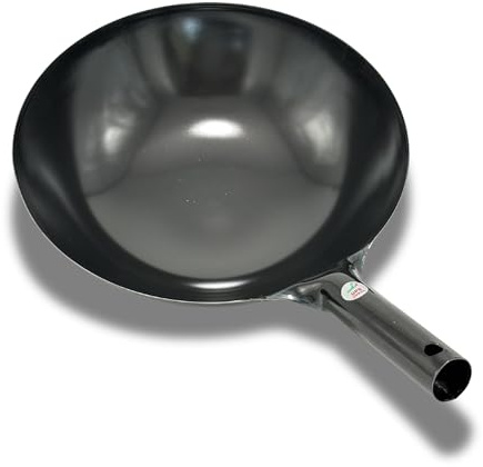 UPB Japan Kanda Iron Beijing Wok - Leggero e resistente, perfetto per un'autentica cucina giapponese, 33 cm