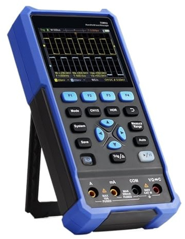 MZZYG Oscilloscope Oscilloscope Multimeter Waveform Generator Bandwidth 20000 Counts Handheld Digital Scope Meter(S272 70MHz)