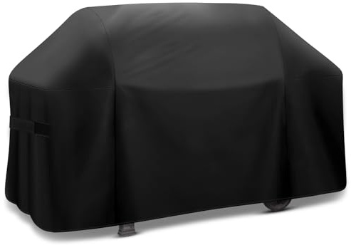 Tunansx BBQ Cover for Weber 182cm, Grill Barbecue Cover for Weber, Nexgrill, Monument, Dyna-glo, Brinkmann Grill, 600D Heavy Duty Waterproof Oxford Cloth, 182 cm x 68 cm x 129 cm