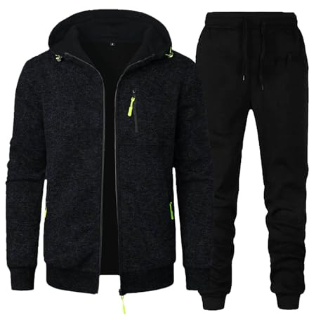 Tuta Uomo Completa Tuta Da Casa Uomo Sportiva Tute Sportive Invernali Tasche Felpa E Pantalone Jogging Tute Da Uomo In Offerta Corsa Tracksuit Due Pezzi Completi Sportivi Da Uomo Autunno Inverno
