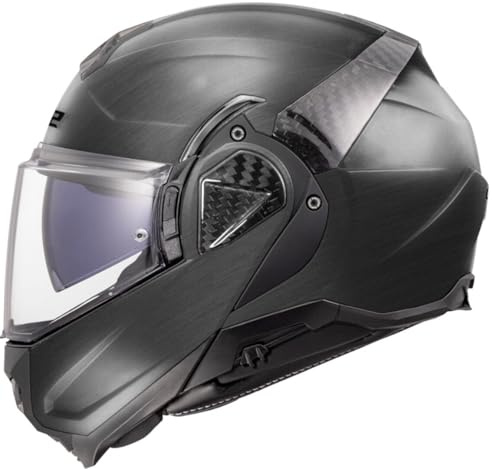 LS2, Modularer Motorradhelm ADVANT II Jeans Titanium