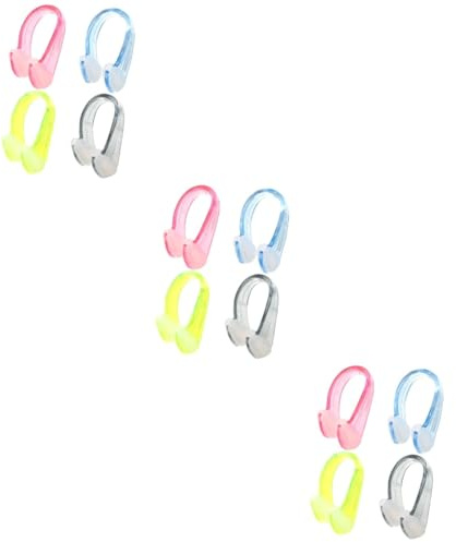YARNOW Stringinaso per Il Nuoto Nuotata Tappi Nasali per Cattivi Odori Molletta Naso Piscina Accessori per Piscine Tappi Orecchie Fermaglio per Naso per Adulti Clip del Naso