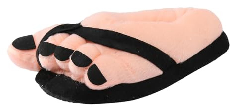 Generisch Zapatillas de estar por casa para hombre, diseño de dibujos animados de piel de cordero para invitados, zapatillas cálidas
