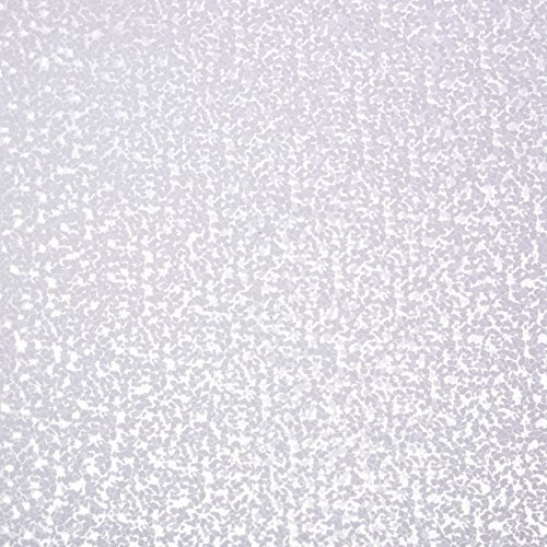 Fensterfolie statisch Vitrostatic Pailetten, Sichtschutz Folie, Milchglasfolie, Scheibenfolie, Folie für Duschkabine, Glasdekorfolie, transparent, 67,5cm x 1,5m, 200µm (Stärke: 0,2mm), Venilia 53248