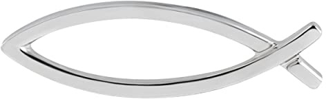 MaMeMi Anstecknadel mit christlicher Symbolik KREUZ & FISCH/Ichthys in SILBER und GOLD, TAUBE. Sorgfältig verarbeitet, Motiv je ca 2 cm gross Wählen Sie ihren Favoriten als religiöses Accessoire