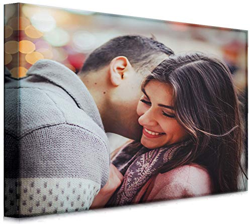lightbox multicolor - LED Bild - Ihr eigenes Motiv Foto als Leuchtbild - 100 x 70 cm - Fully Lighted - Made in Germany