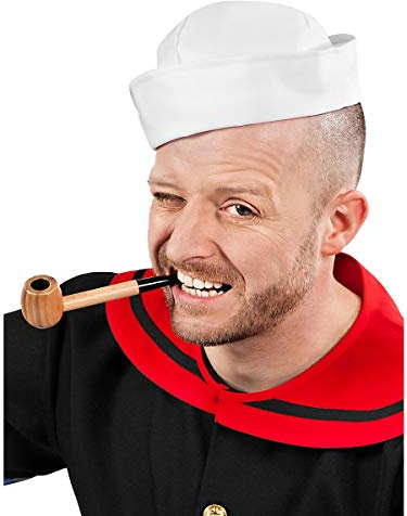 Maskworld Popeye, der Seemann - Pfeife - Kostüm-Zubehör für Erwachsene