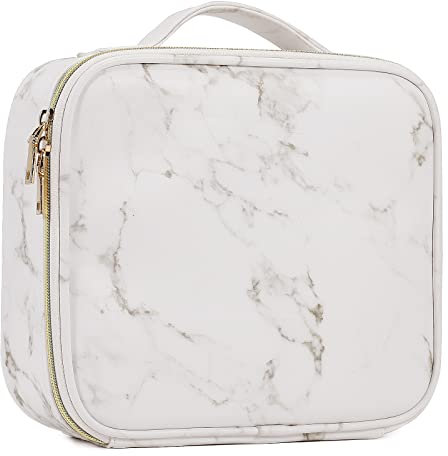 Make up Tasche Kosmetiktasche Reise Make up Koffer Schminktasche Organizer Kosmetikkoffer Schminkkoffer Make up Bag Make up Organizer Tasche Beauty Tasche,Marmor