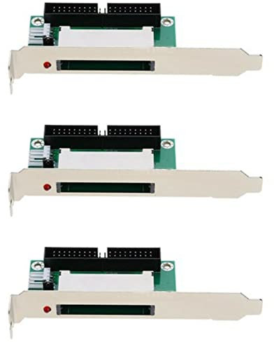 Pavewood 3X 40-Pin Flash Carte vers 3.5 Ide Convertisseur Adaptateur Pci Support Panneau Arrière