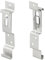 2 Unidades Portamatriculas Remolque,Porta Matriculas para coches,Soporte Matricula Remolque, Clips para matrícula de Coche, Soporte de Resorte para Camión