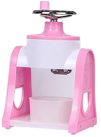 Electric Ice Crusher For Home Kitchen Bar Portable Ice Blenders Tools Multi-function Kitchen Supplies Manual Ice Crusher Hand Shaved Ice Machine Kitchen Machine (Color : Roze)