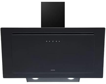 INFINITON | CMPTRAL-A93N - Campana Extractora | Campana T Invertida Perimetral | Acabado Cristal Black | Potencia 600m3/h | Touch Panel | Luces LED | Ancho 90 cm