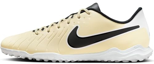 NIKE Legend 10 Club TF, Botas de fútbol Hombre, Lemonade Black Mtlc Gold Coin, 41 EU