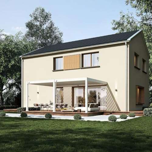 Weide Deluxe Plus Pergola | Aluminium Lamellendach Terrassenüberdachung Regenschutz