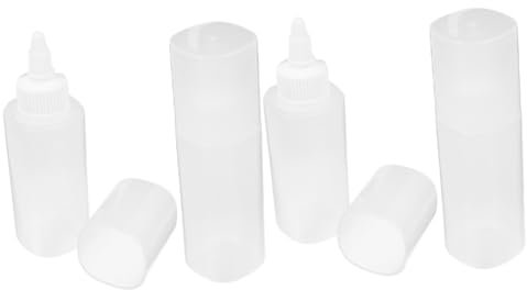 TOPBATHY 4 Stück Tragbare Quetschflasche Honigspender-Quetschflasche leerer Honigbehälter Outdoor-Saucenflasche Ölflasche für unterwegs Küchenflaschen Grillzubehör Wiederverwendbar