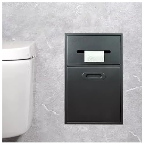 Recessed Niche,Stainless Steel Shower Nich Stainless Steel Shower Nich, Recessed Toilet Paper Shower Niche, Wall Insert Storage Rack For Hotel Residential Living Room Kitchen Bedroom Bathroo