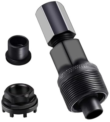 Kurbelabzieher Fahrrad Kurbelabzieher Kurbel Entferner Fahrrad 42mm Fahrrad Tretlager Werkzeug Crank Puller Fahrrad Lockring Tool mit 8 Zähnen Verschlussring Kompatibel für Viele Fahrradtypen