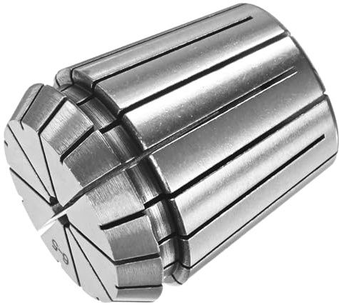 M METERXITY ER32 Spring Collet, 40Cr Steel Spring Collet Chuck 6mm Clamping Diameter for CNC Engraving Machine/Lathe Milling Tool [Silver,1.8x1.6/ 46x41mm]