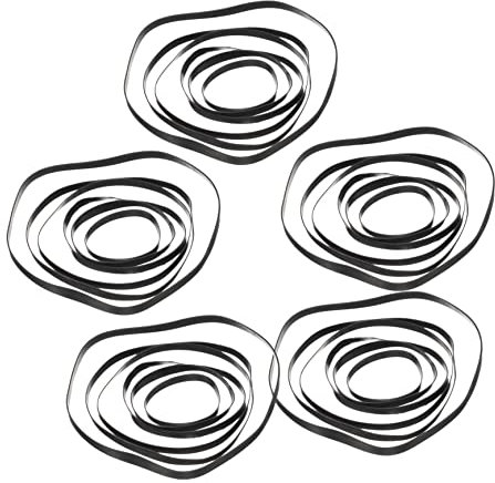 Homoyoyo Kassettenriemen 50 Stück für Kassettenspieler Quadratische Antriebsriemen aus Langlebig für und Cd/DVD Geräte Geräuschreduzierung Passend für Kassettendecks