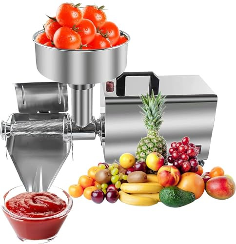 Macchina commerciale per colino per pomodoro, colino alimentare in acciaio inossidabile e macchina per salse, spremiagrumi elettrico per marmellata, per inscatolare passate di pomodoro, salse