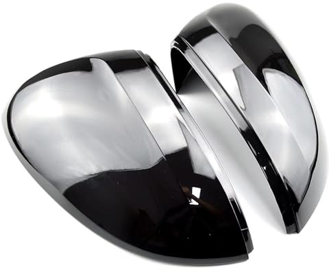 EBDFGHK Auto Spiegelkappen Kompatibel Mit VW Für Passat B8 Für Variant Für Arteon Caps 2016 2017 2018 2019 Schwarze Seitenspiegelabdeckungen Blinkergehäuse(Black)