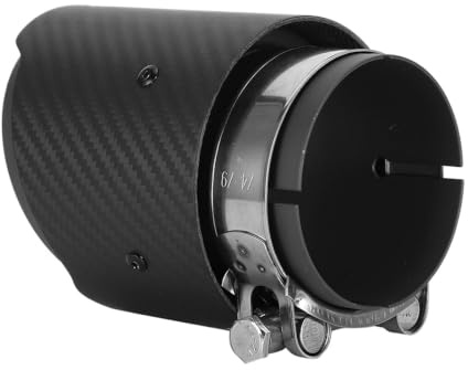 Kohlefaserverbund 80 mm Einlass, 101 mm Auslass, Endschwanz, gerader Seitenverlauf, matte Abluftrohrspitze, geeignet für CX5 und CX4, für 76 mm Abluftrohr
