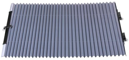 Faltbarer Metallic Sonnenschutz für die Auto Frontscheibe, passend für Fast alle PKWs, mit 3 x Saugnapf-Halter, 100% Sonnenlicht und UV-Strahlung reflektierend