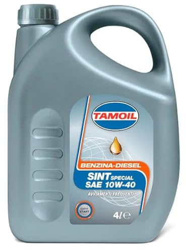 Tamoil City Start Sint Special 10W40 – Olio Motore Sintetico 4L per Auto Benzina e Diesel – Protezione Elevata, Avviamento Facilitato, SAE 10W-40
