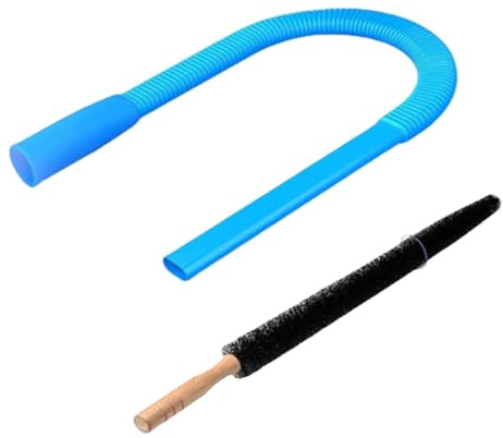 Dryer Vent Cleaner Kit, Set of 2 Universal Vacuum Hose Attachment and Lint Brush, Dryer Vent Cleaning Kit, Universal Vacuum Adapter Cleaner (1 Set)
