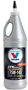 Gear Oil, Full Synthetic, 32 Oz, 75W-140