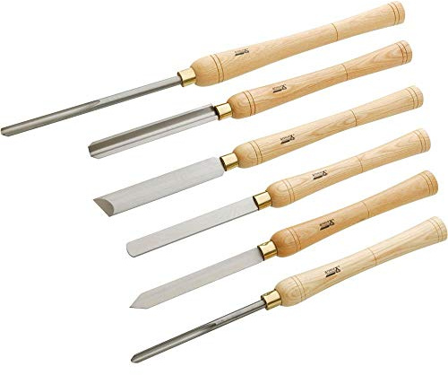 Steelex Plus D2304 Deluxe HSS Lathe Chisel Set, 6-Piece