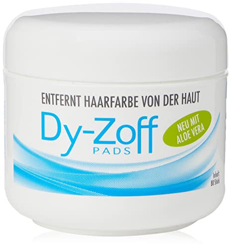 King Dy-Zoff Hair Dye Stain Remover Pads - Tub of 80