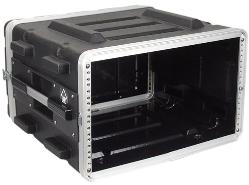 Kunststoff-Rack 19, 6HE, DD, schwarz