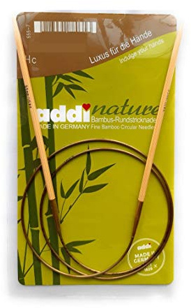 addiNature Bamboo Circular Knitting Needles 60cm 3.25mm
