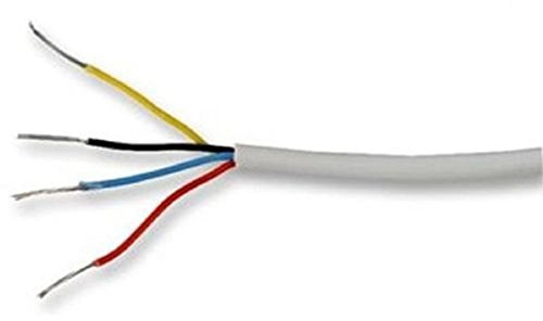 electrosmart White 4 Core Burglar/Intruder Alarm Cable Available in various lengths (10m)