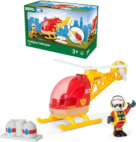 BRIO 33797 Feuerwehr-Hubschrauber