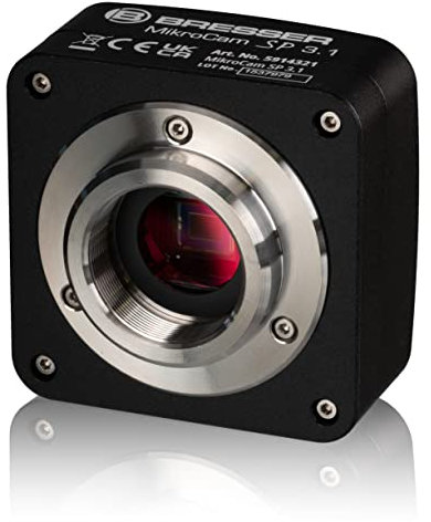 Bresser MikroCam Mikroskopkamera SP mit modernem CMOS-Sensor, 3.1MP, USB 2.0 und umfangreicher, professioneller Software