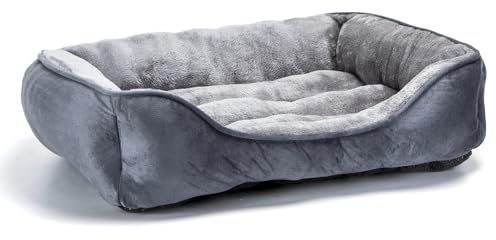Nobleza Panier pour Chiens, Lit pour Animaux, Canapé, Bords Rehaussés, Antiglisse, Taille XL Coussin pour Grands Chiens 87x77cm