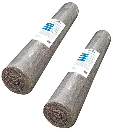 2 Rollen Handelskönig Malerabdeckvlies ca. 180 g/m² je 25 m² mit Anti-Rutsch-Beschichtung Abdeckvlies Malervlies Bodenvlies Renoviervlies Schutzvlies 2x 25 m