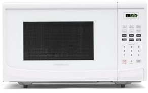 Farberware 0.9 Cu. Ft. Countertop Microwave Oven – 900 Watts Power, Auto Cook Settings, Defrost, Easy Clean and Child Safety Lock - White