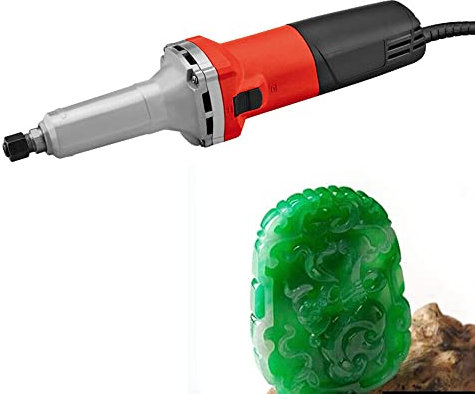 HINOPY - Geradschleifer, 600W Professional Schleifmaschine Gerade Schleifer mit 3 Schleifbits, Drehzahlregler 0-27000 r/min für Schnitzen Schneiden Polieren Stanzen