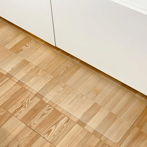 Clear Stuhlmatte für Harte Böden Transparent PVC Bodenschutzmatte Stuhlunterlage 1.5mm Dick Holz- / Fliesenschutzmatte 40x60cm 80x120cm 100x180cm 160x260cm ( Color : Thick 1.5mm/0.06 , Size : 120x160