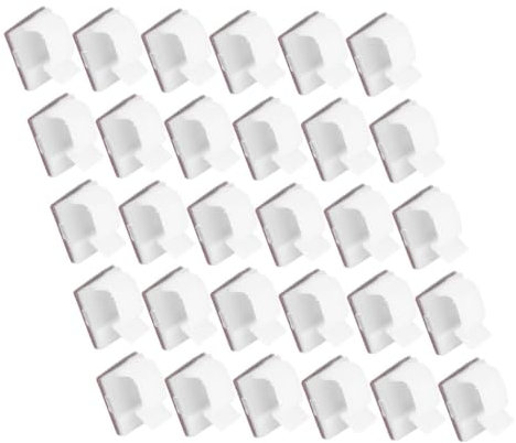 Uonlytech 120stücke Kabelclip Selbstklebend Einfache Installation Praktische Kabelführung Transparentes Kabelmanagement Für Schreibtisch Für Kabelorganisation Zuhause Im Büro