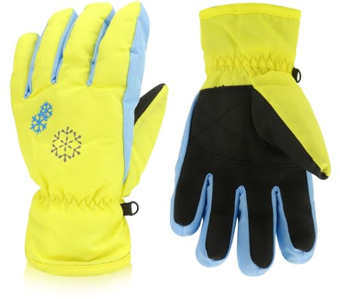 Winterhandschuhe Kinder,1PCS Snowboard Handschuhe,Winterhandschuhe,Kinder Handschuhe Wasserfest,Ziener Handschuhe Kinder,Fausthandschuhe Herren Winter,Warme Handschuhe,Handschuhe Wasserdicht Kinder