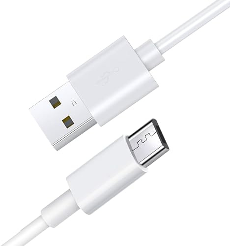 Micro USB Cable, Android Charging Cable, Micro Charging Cable Braided Compatible with PS4 Controller, for Samsung Galaxy S7 Edge S6 S5 J7 J6 J5 J3 Note 5, for Huawei Y7 Y6, for Kindle, (3 Metres)