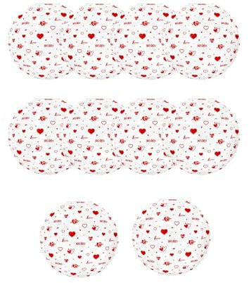 BIGULA 10 Stück dekoratives Herz-Papierlicht, einzigartiges Papierlicht für Valentinstag, Urlaub und Festival-Dekorationen