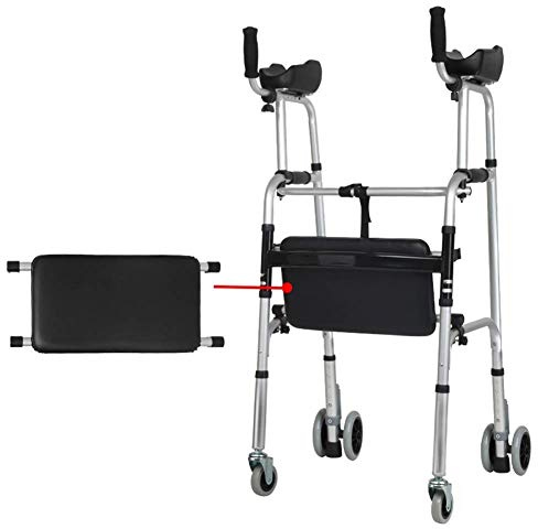 Andador Plegable Resistente para discapacitados con Soporte para Hombros y Capacidad de 400 LB, Andador médico para Interiores y Exteriores para Personas Mayores y Ancianos. It's so Kind of You, anda