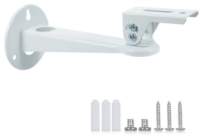 Projector Wall Mounts Angle Adjustable Projectors Wall Mount Bracket for Mini Wall Hanger With Load 3.3 Lbs Max Projector Mount Stand(White)
