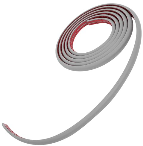 LRXIYODE Canalina Passacavi Autoadesiva in PVC Grigia Copri Fili Elettrici da Muro per Nascondere Cavi Protezione e Organizzazione Fili per Casa e Ufficio Facile Installazione e Design