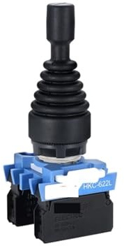 AUBEST Industrial Joystick, Joystick Switch 2Way 4Way Momentary Self Locking Latching Rocker Switch Controller 22mm(4Way Self Locking)